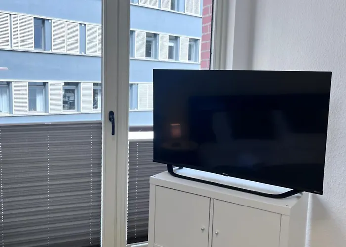 Apartment An Der Schlachte-bremen City-boxspringbett -free Parking